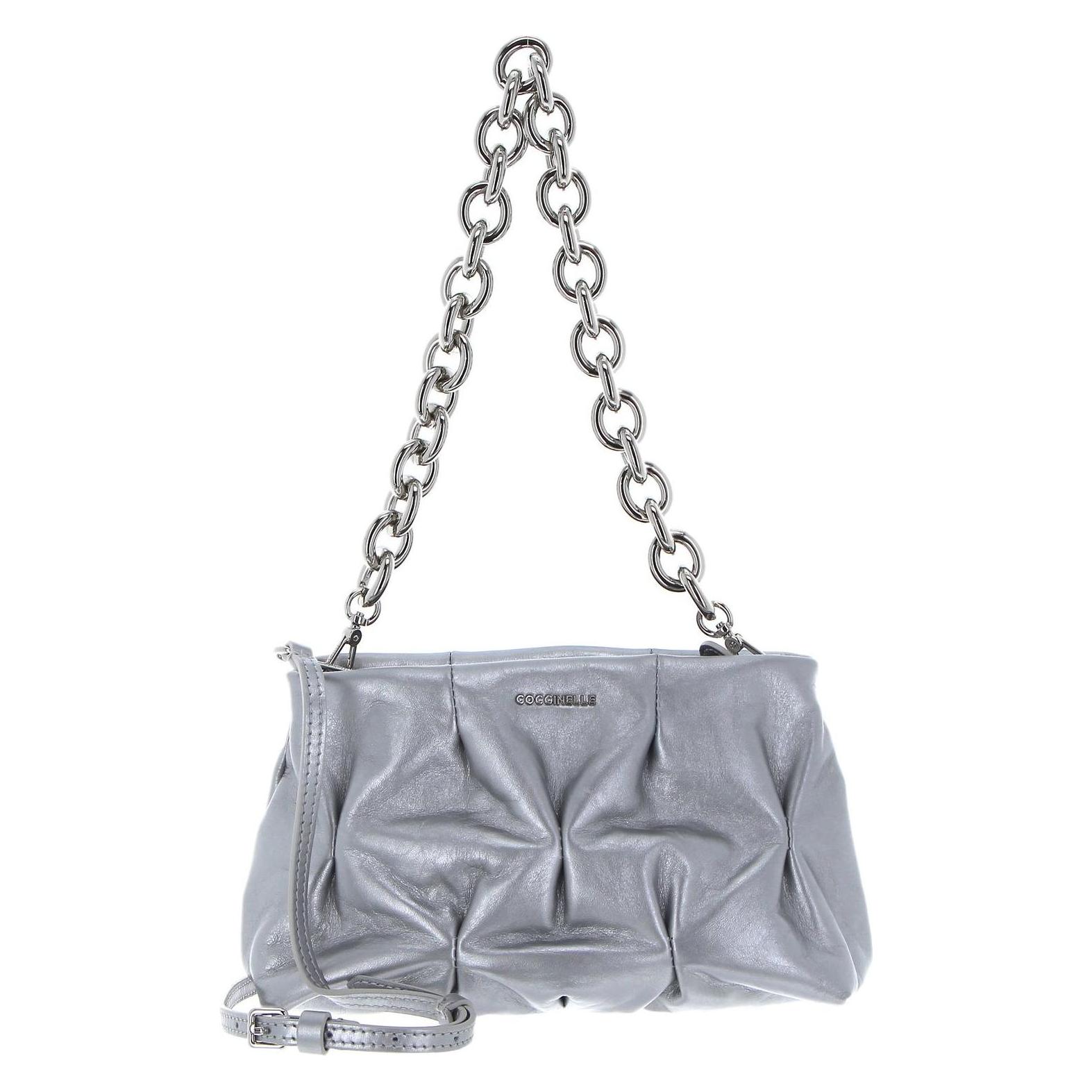 Coccinelle, Damen, Handtasche, Ophelie Goodie Rock Handbag Craquele Leather