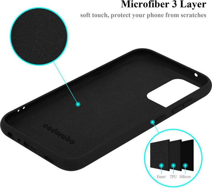 Immagine prodotto Cadorabo Copertura della cassa del silicone liquido TPU (Samsung Galaxy A72, Samsung Galaxy A72 5G)