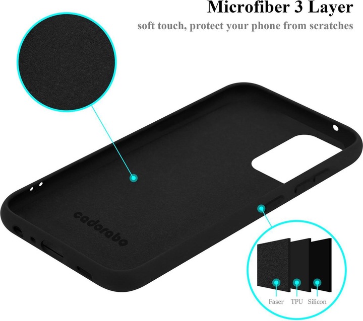 Actual product image Cadorabo TPU Liquid Silicone Case Cover (Samsung Galaxy A72, Samsung Galaxy A72 5G)