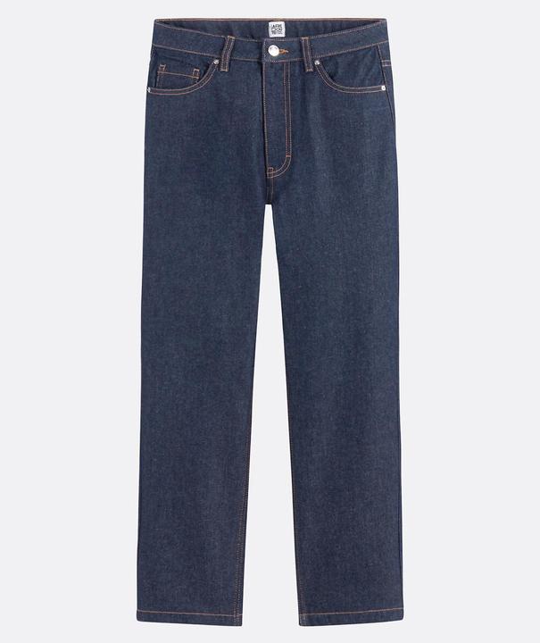 Image du produit La Redoute Collections Gerade High-Waist-Jeans in 7/8-Länge (48)