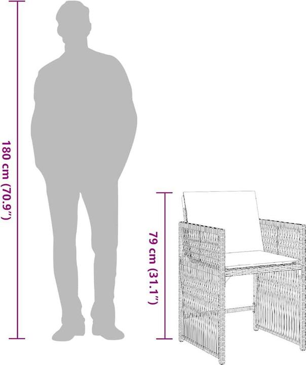 Produktbild vidaXL Gartenstuhl