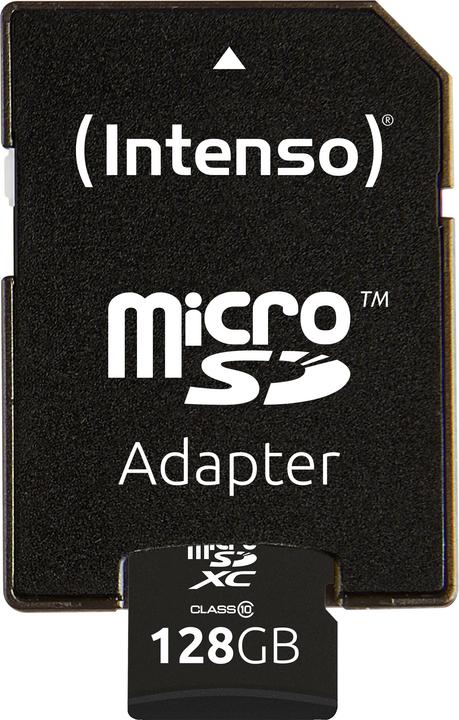 Image du produit Intenso microSD Class 10 (128 Go, microSDXC, U1, UHS-I)