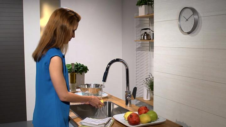 Actual product image hansgrohe Focus M41 single-lever kitchen mixer 240, pull-out shower, 2 spray types