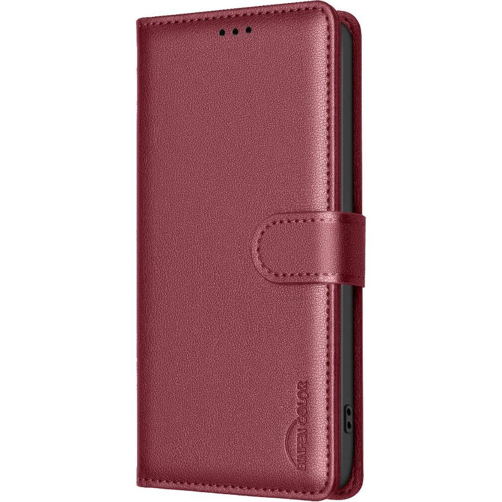 Binfen Color Galaxy S26+ Plus - BINFEN Leder Etui Hülle mit RFID Blocker (Samsung Galaxy S26+), Cover smartphone, Rosso