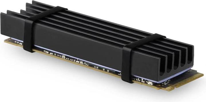 Axagon CLR-M2L10 passive M.2 SSD heatsink - 2280, 10mm height, aluminum