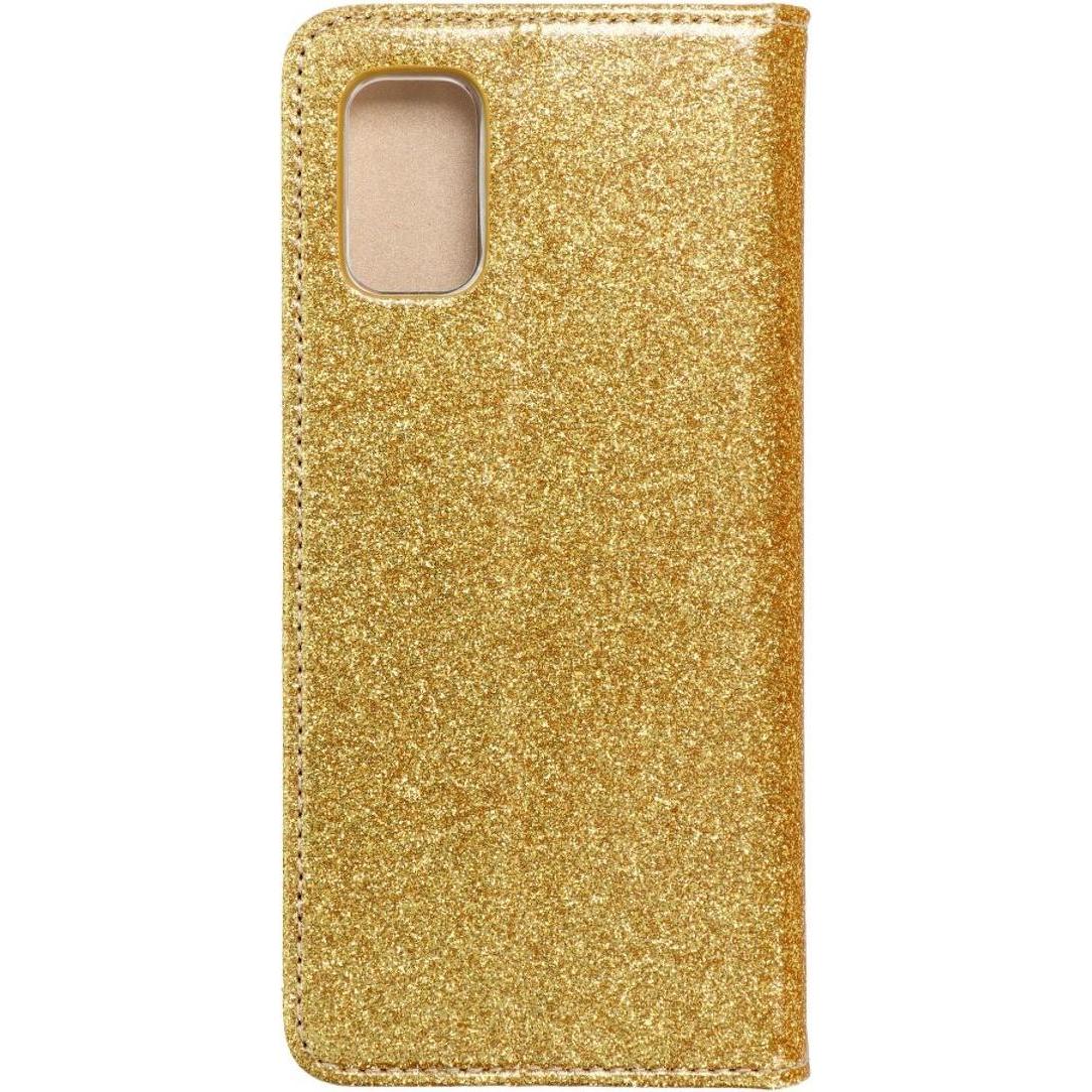 Thumbnail - König Design Handyhülle für Samsung Galaxy A41 Schutztasche Wallet Cover 360 Case Etuis Gold (Samsung Galaxy A41), Smart...
