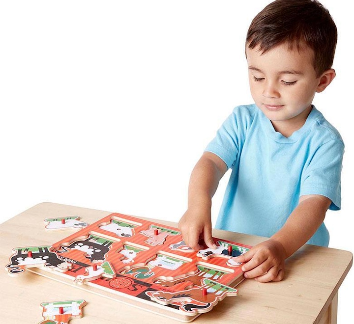 Actual product image Melissa & Doug Farm Animals (8 pieces)
