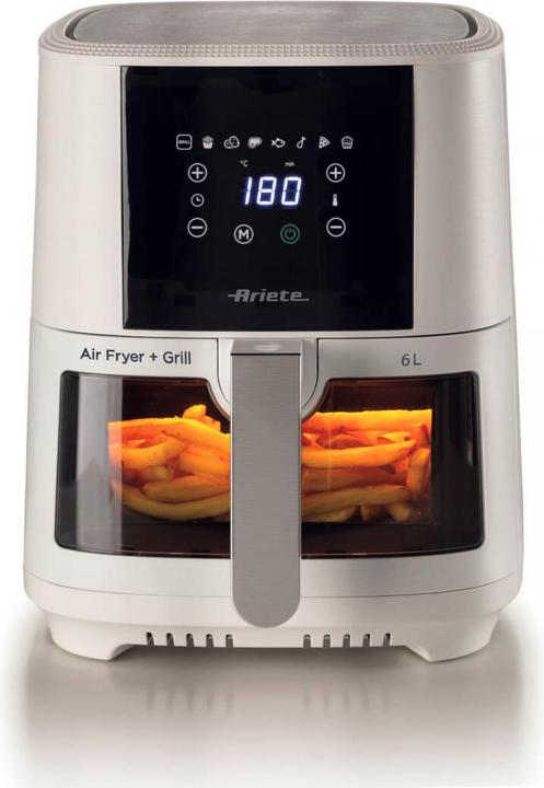 Ariete 4626 Airy Fryer 6L, Friggitrice ad aria, 1300 W, Capacità 6L, Capacità di cottura 2,5kg, 8 pr