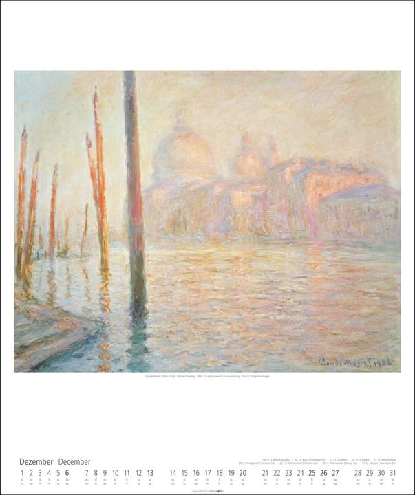 Produktbild Impressionismus Kalender 2026 (46 x 55 cm)