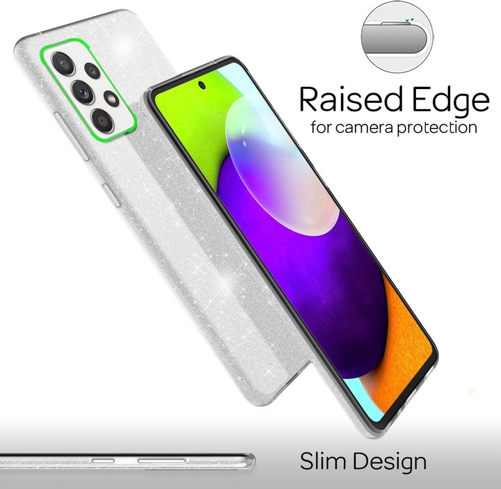 Image du produit Nalia Étui pour téléphone portable à paillettes (Samsung Galaxy A52)