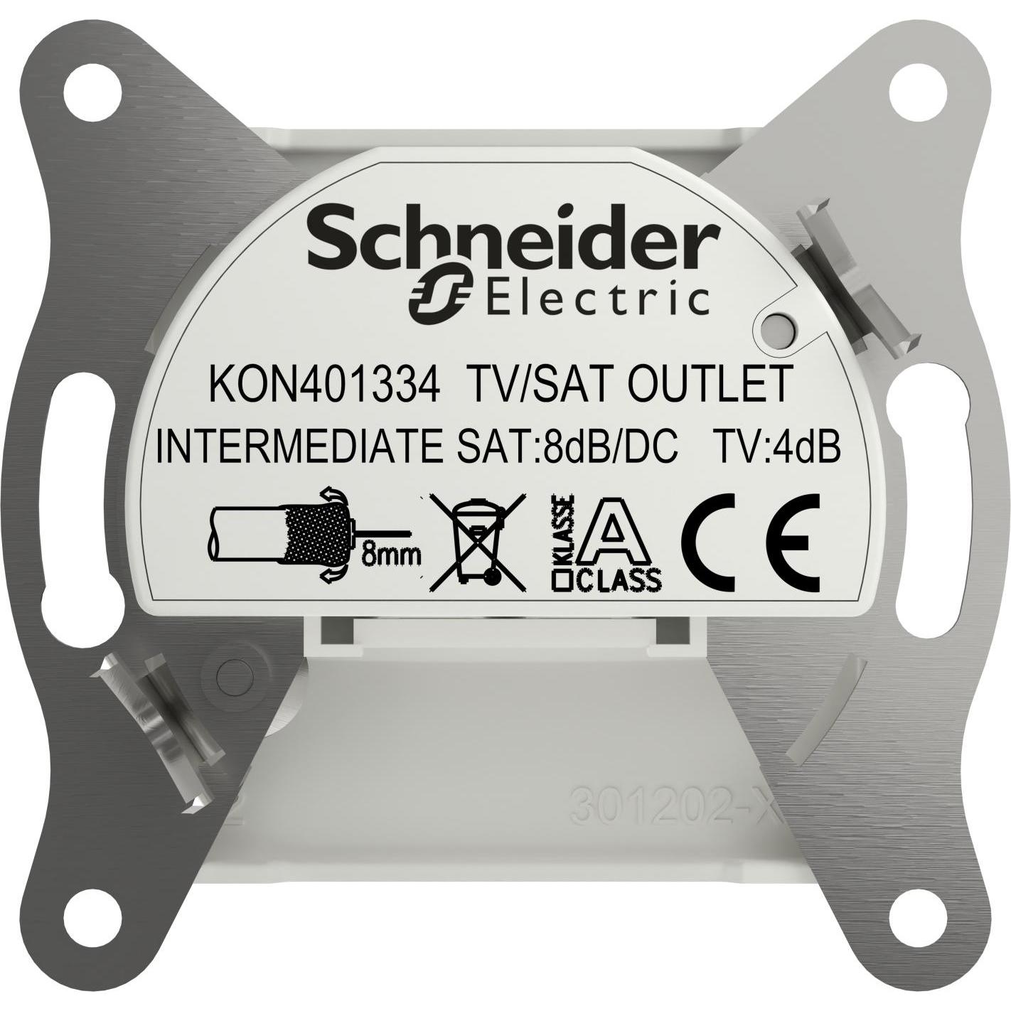 Thumbnail - Schneider Electric, Steckdose, TV-SAT Durchgangsdose Asfora Weiss (RAL 9003) EPH3470321D