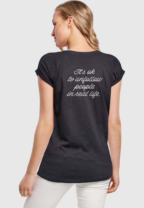 Produktbild Merchcode Ladies Heartbreak X Extended Shoulder Tee - 111573 (L)