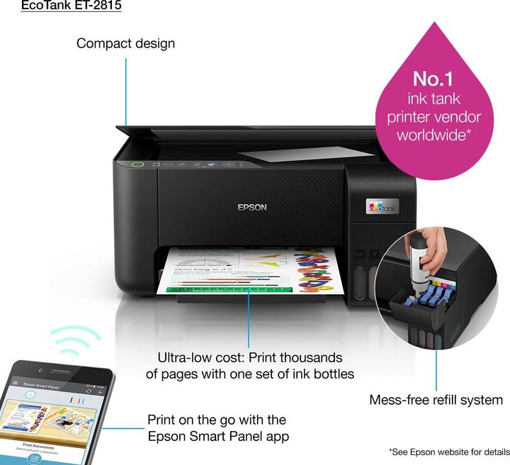 Actual product image Epson EcoTank ET-2815 (Ink tank, Colour)