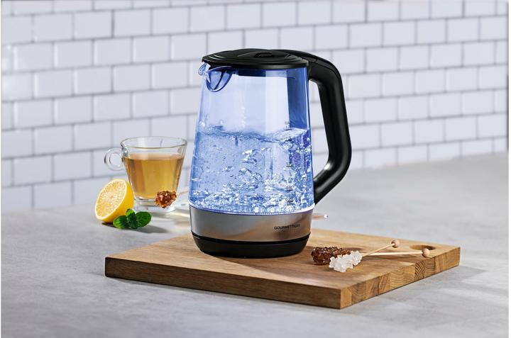 Produktbild Gourmetmaxx Wasserkocher 1.7 l, Schwarz/Transparent (1.70 l)