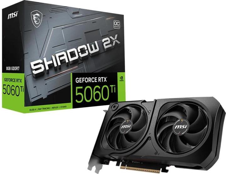 Produktbild MSI 5060 TI 8GB SHADOW 2X OC PLUS BULK (8 GB, GDDR6)