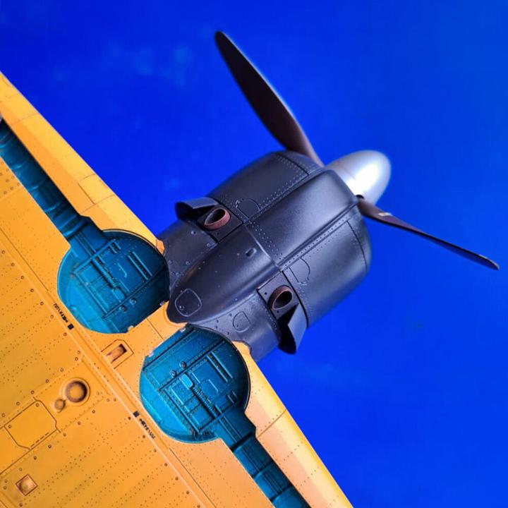 Actual product image Art Scale Kit A6M2 Zero open engine cooling flaps with exhausts detail set - ASK 3D print for Eduard