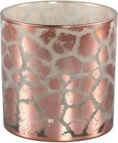 Actual product image Ptmd lantern Desiree giraffe pattern pink 15 cm