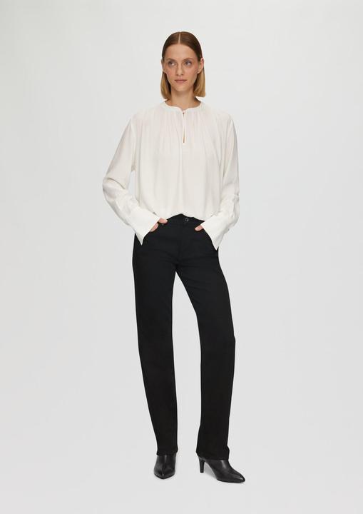 Produktbild S.Oliver Jeans-Hose Jeans Karolin / Regular Fit/ High Rise / Straight Leg / Paillettendetails (W34/L32)