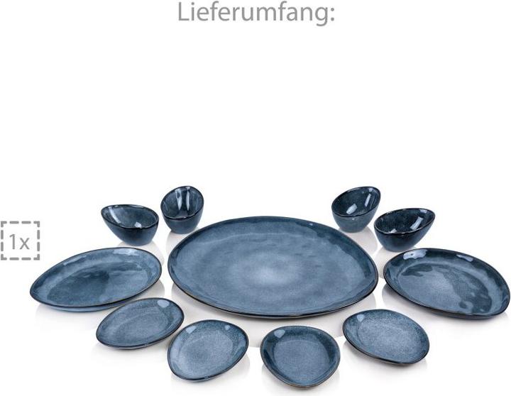 Actual product image Sänger Geschirr Serving Plates Set Darwin