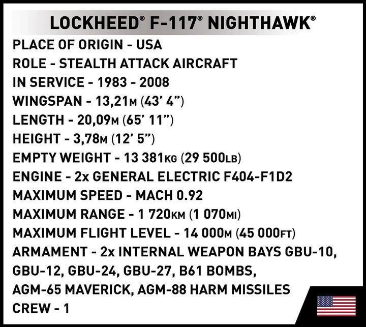 Produktbild Cobi F-117 Nighthawk