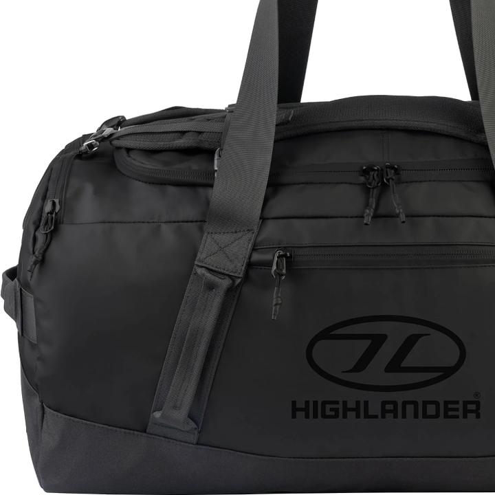 Actual product image Highlander Reisetasche Hauler Duffel - 90 Liter - Schwarz (90 l)