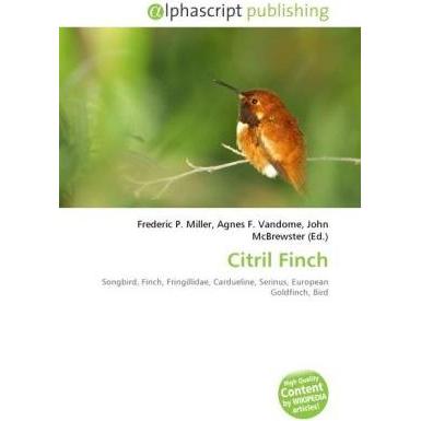 Citril Finch, Fachbücher
