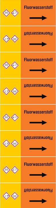 Produktbild Brady ISO 20560 Rohrmarkierer - Säuren