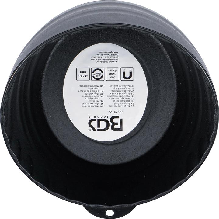 Produktbild BGS Magnet-Haftschale extra hoher Rand Ø 145 mm