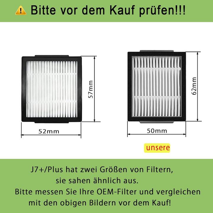 Produktbild E-Hao Ersatzteile-Set für iRobot Roomba