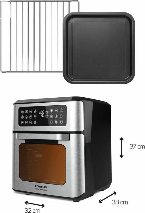 Actual product image Taurus Air Fry Digital Grill