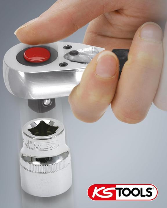 Actual product image KS Tools ERGOTORQUE®precision ratchet torque wrench, 1/4", 5 - 25 Nm. (1/4", 5 Nm, 25 Nm)