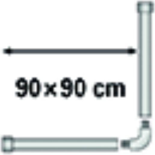Produktbild Diaqua Duschvorhangschiene