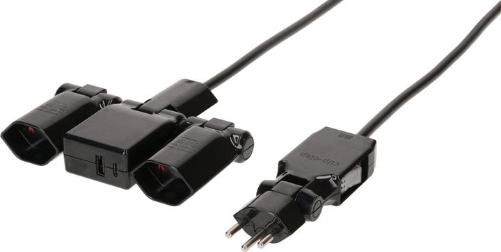 Immagine prodotto Max Hauri striscia di prese clip-clap (2x, Tipo 13, 3 m)