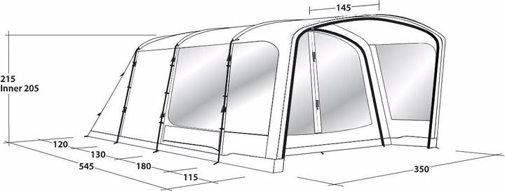 Immagine prodotto Outwell Rockland 5P (Tenda a tunnel, 34.60 kg, 5 persone)