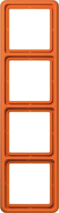 Actual product image JUNG Mounting frame 4f or glz CD / CD 500 Kst CD584WUO