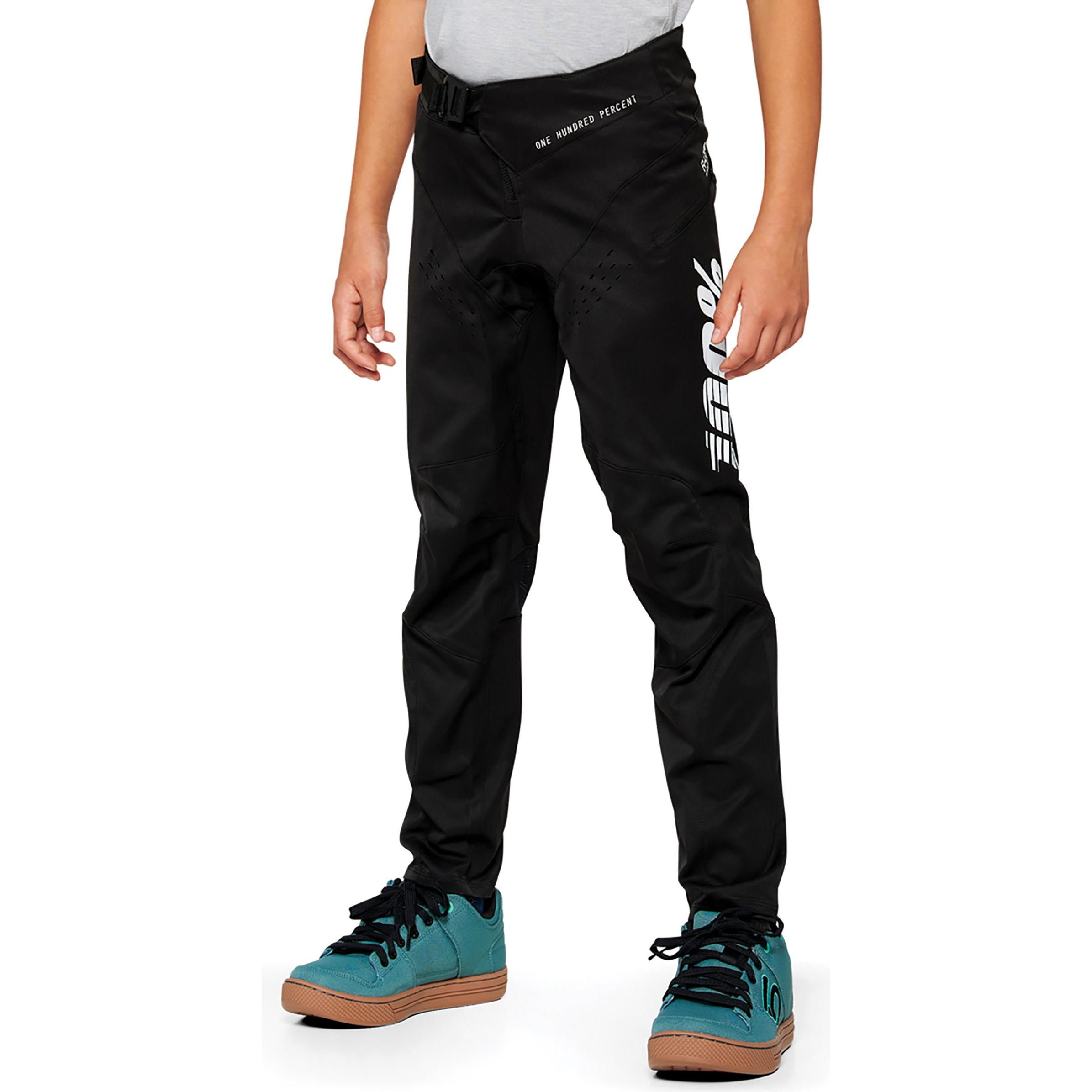 100%, Jungen, Velohosen, R-Core Youth Pants (26), Schwarz, 26