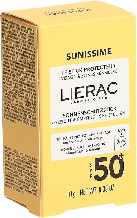 Actual product image Lierac Sunissime (Sun spray, SPF 50+, 10 ml, 28 g)