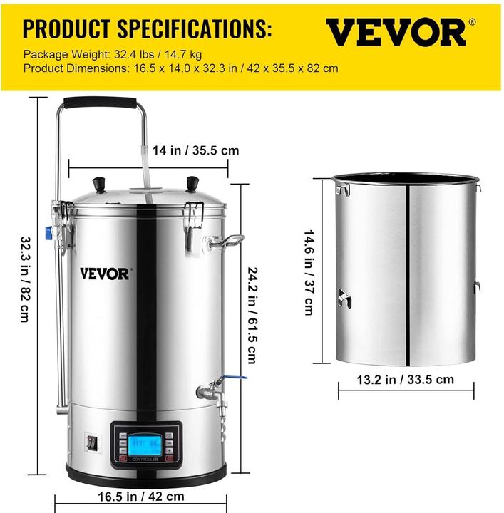 Produktbild Vevor Brausystem