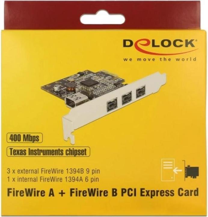 Produktbild Delock 89864 PCI Express Karte FireWire B