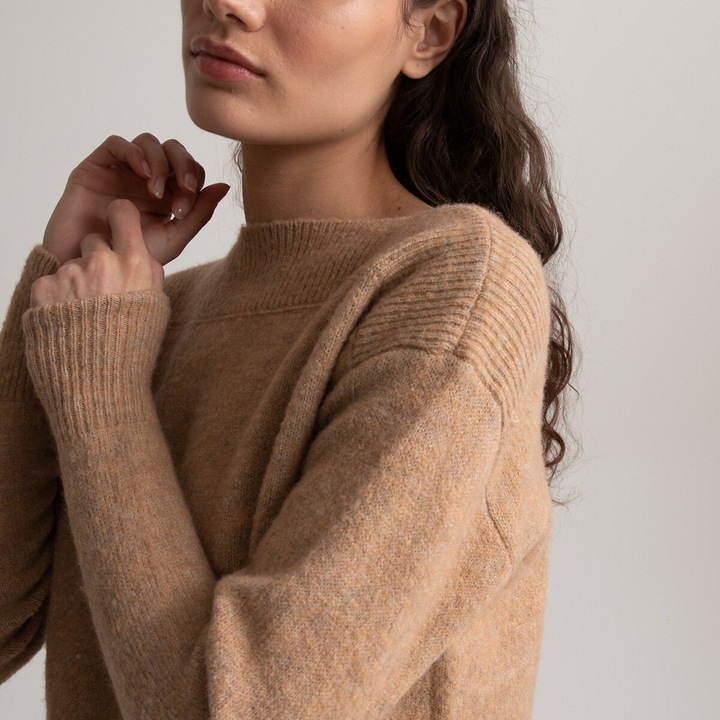 Produktbild La Redoute Collections Pullover aus meliertem Grobstrick (XXL)