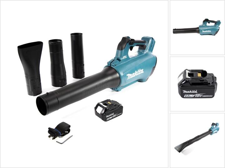 Productafbeelding Makita DUB 184 G1 Accu blazer 18 V Brushless + 1x accu 6.0 Ah - zonder lader (Oplaadbare batterij, Bladblazer)