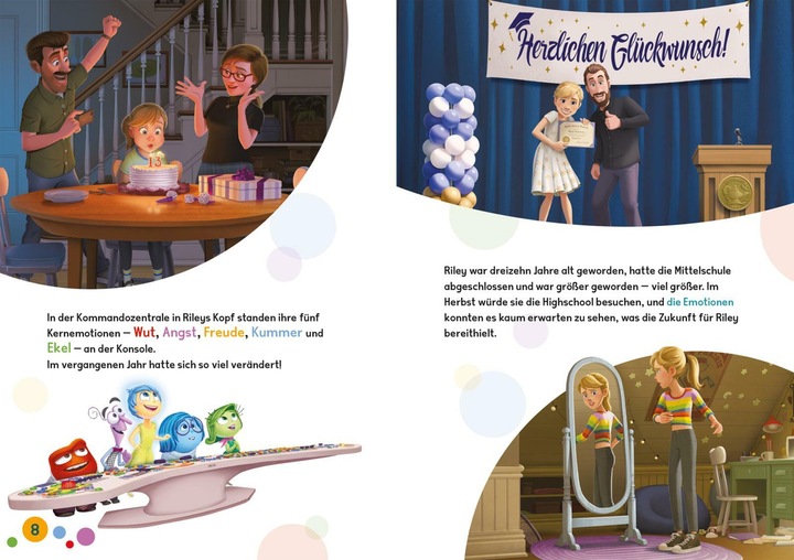 Actual product image Disney Filmbuch zum Vorlesen: Alles steht Kopf 2 (German, 2024)