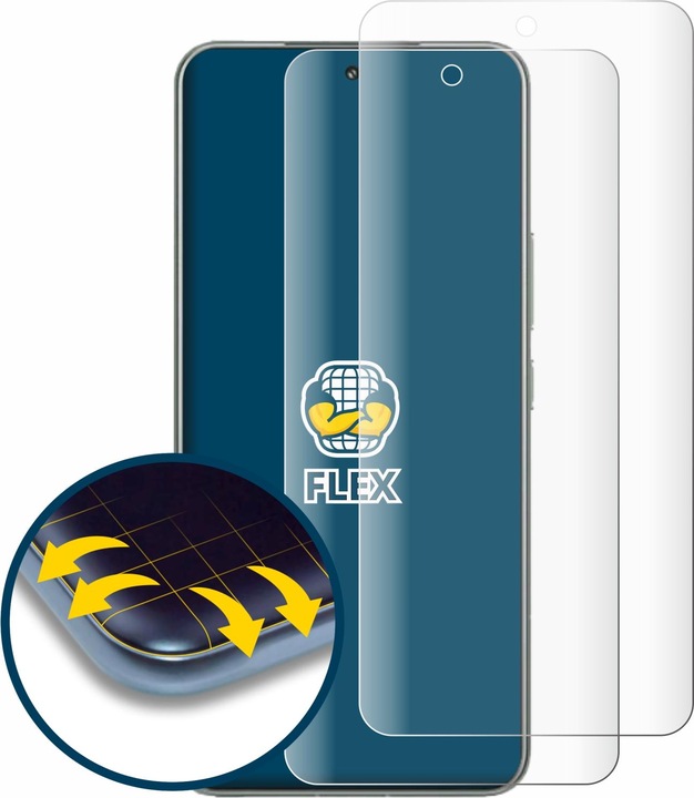 Immagine prodotto BROTECT Pellicola protettiva a schermo intero Pellicola protettiva per lo schermo Trasparente (2 Pezzo/i, Xiaomi 15 Pro)