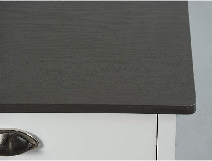 Immagine prodotto Kesper Stolik kuchenny na kółkach zawiera kosz na śmieci, biały, FSC