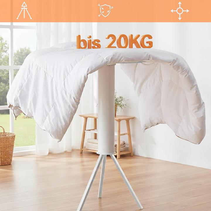 Produktbild Relaxdays Ausziehbarer Wäscheständer Oktopus