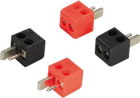 Goldline Lautsprecher DIN-Stecker 2 x rot / 2 x schwarz 2,5 mm