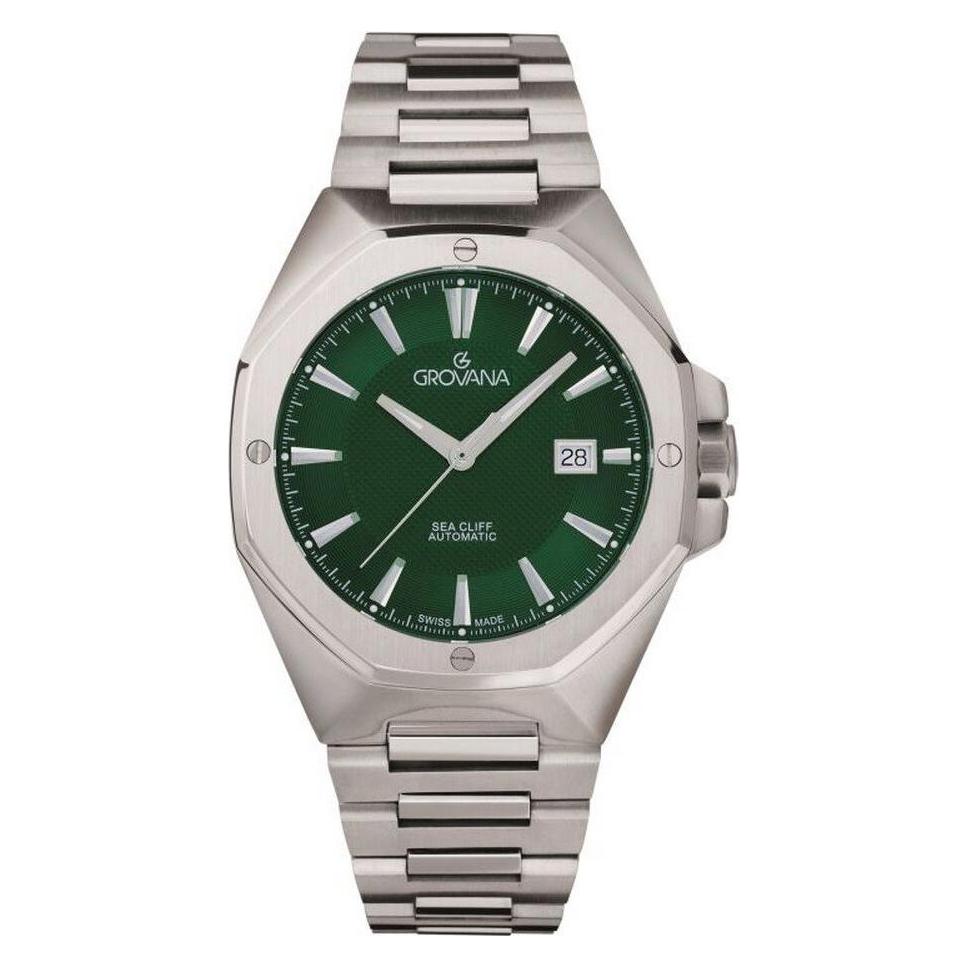 Grovana, Armbanduhr, Sea Cliff-Kollektion – Automatikuhr, Hergestellt In Der Schweiz, (Swiss Made)
