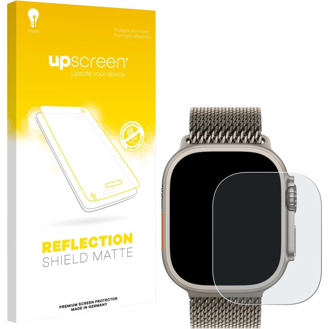 upscreen Reflection Shield Pellicola Opaca, Pellicola protettiva per smartwatch, Grigio