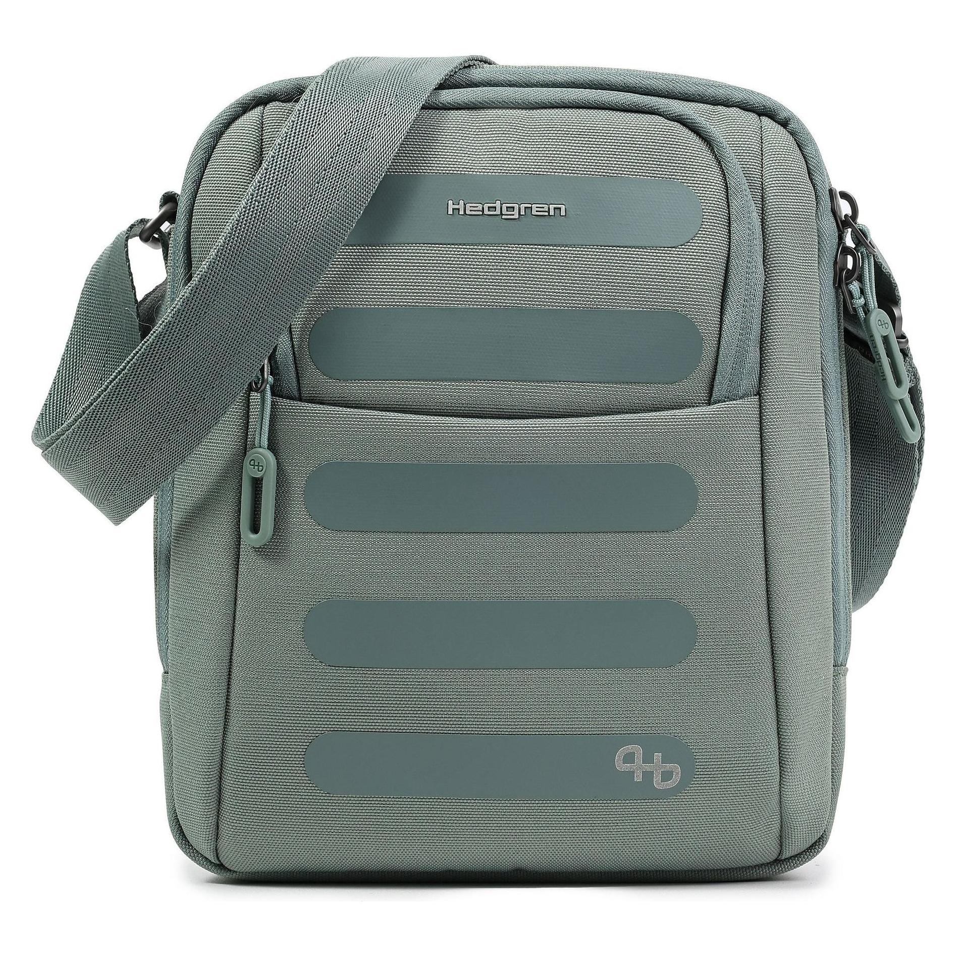 Hedgren, Unisex, Handtasche, Comby Relax Umhängetasche M Rfid Schutz 21 Cm, Grau, Grün