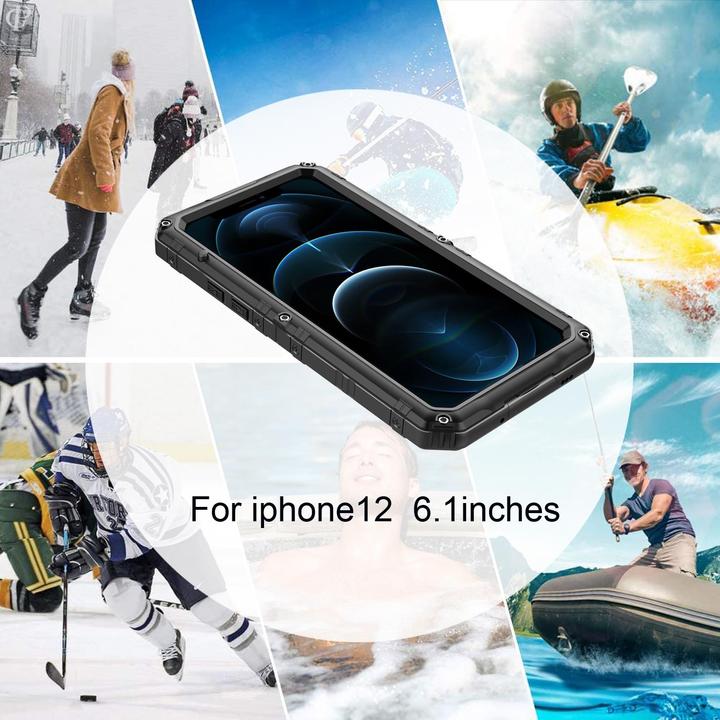 Produktbild Cadorabo Outdoor Hülle 360 Grad Schutz (Apple iPhone 12)